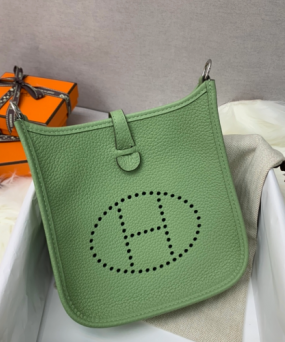 에르메스 미니 에블린16 아보카도그린 은장 끌레망스 가죽